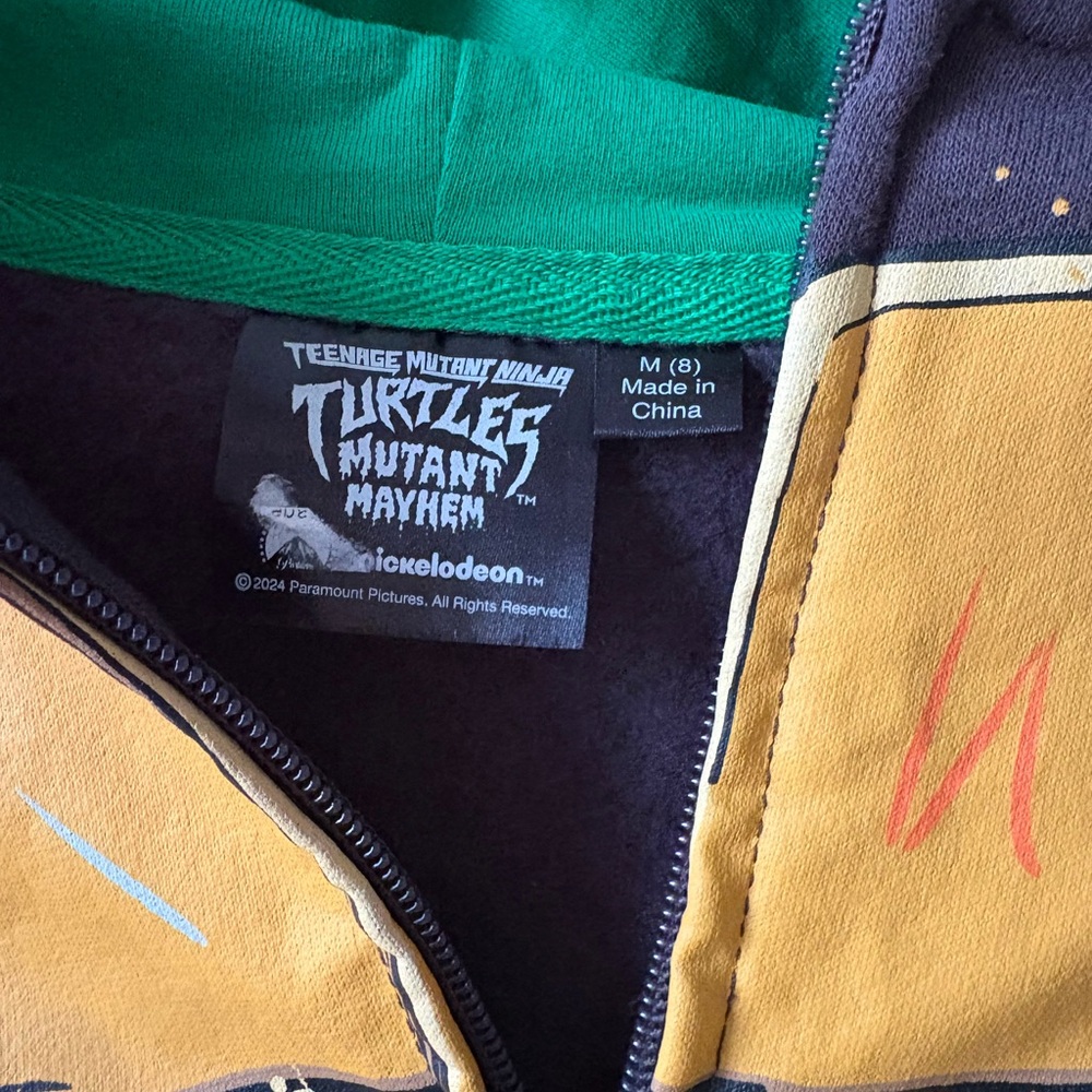 Rafael Mutant Mayhem Hoodie Costume - Picture 3 of 3